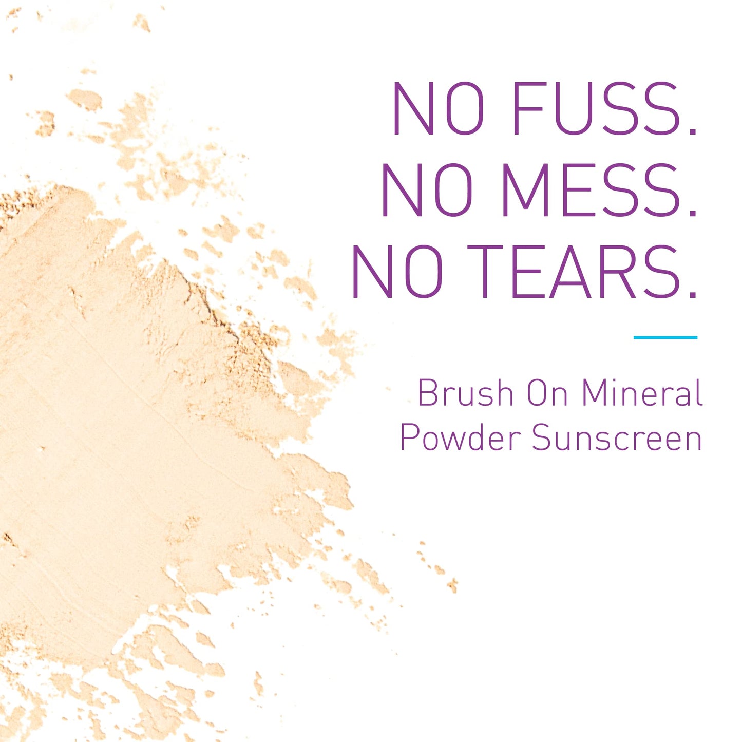 BOB KIDS SPF 30 Brush On Mineral Powder Sunscreen, Broad Spectrum Protection, Water Resistant 80 Mins, Fragrance Free Brush On Block