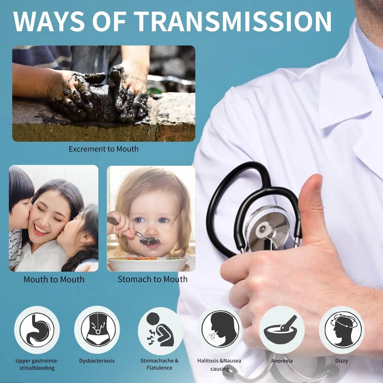 H. Pylori，Helicobacter Pylori Detection 2 Test kit, 10-15 Minutes of Quick Home Testing, The Result is Highly Accurate, Easy to use and Read Evuioas buy australia supplements