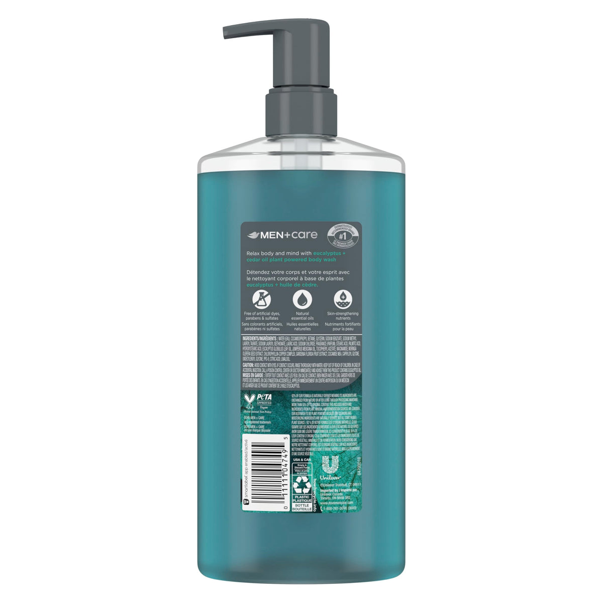 Dove Men Moisturizing Body Wash, Eucalyptus + Cedar Oil, 26oz DOVE MEN + CARE