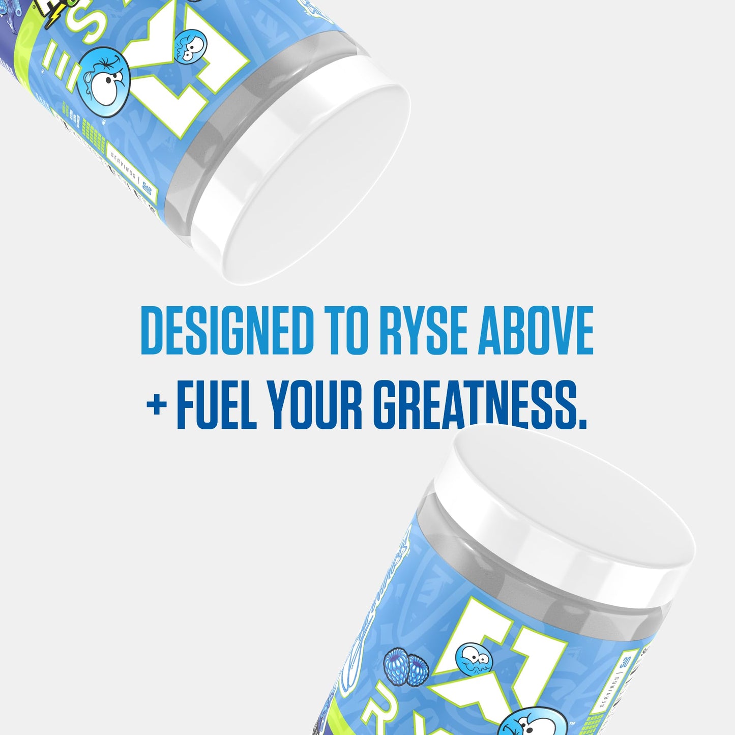 RYSE Loaded Pre Workout Powder - Strawberry Squeeze - Daily Pre-Workout for Men & Women with 390mg Caffeine, Beta Alanine, and Citrulline for Pump, Focus, and Energy - 30 Servings