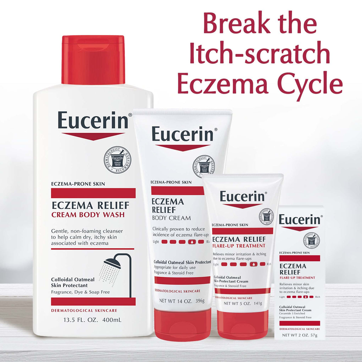 Eucerin Eczema Relief Body Cream with Colloidal Oatmeal, 5 OZ Eucerin