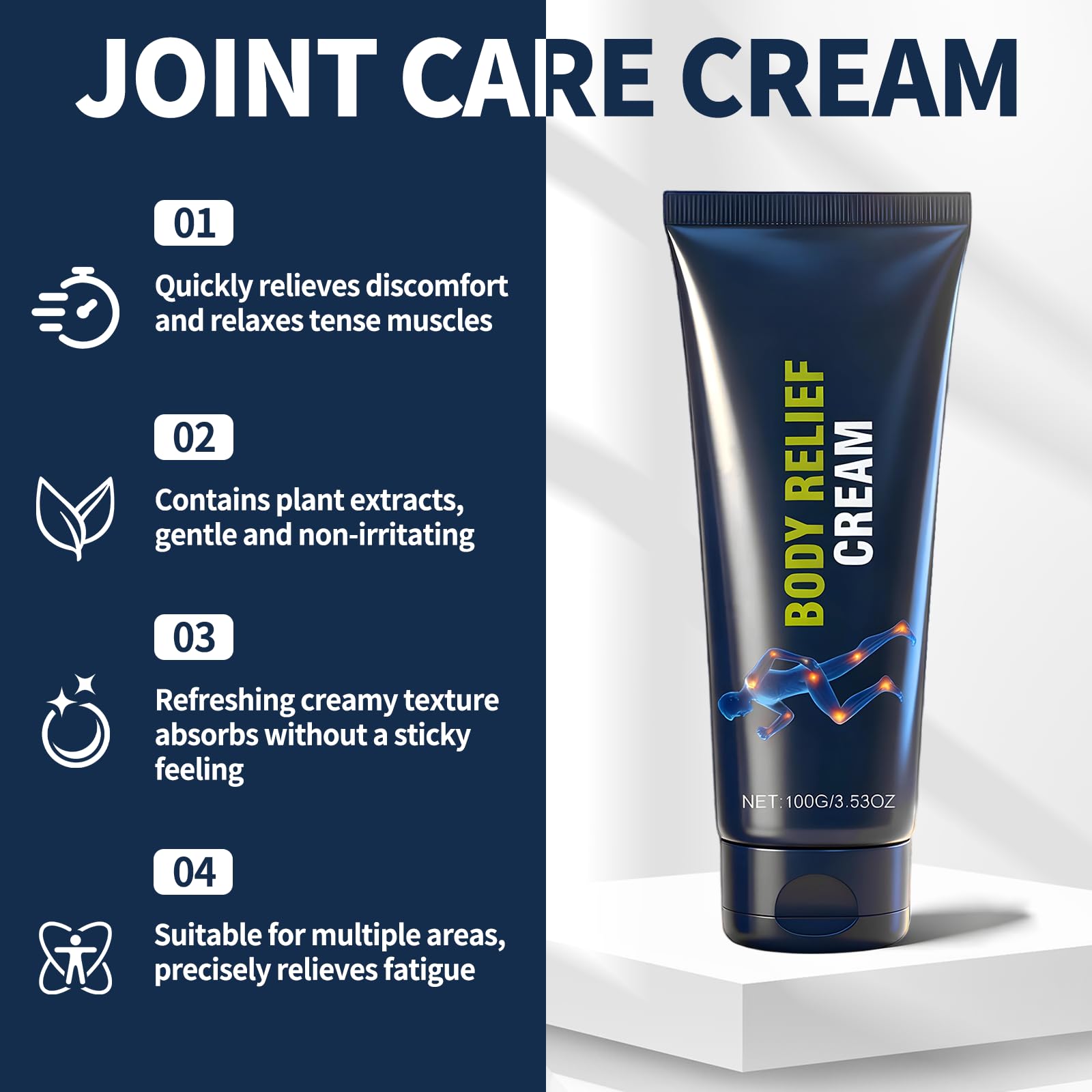 YIVANNUO 2PCS Neuropathy Relief Cream, Contains Arnica, Menthol, Msm, and Glucosamine, Suitable for Feet, Hands, Legs, Muscles, Joints, and Waist, Fast Absorption, Mild & All Natural YIVANNUO buy australia supplements