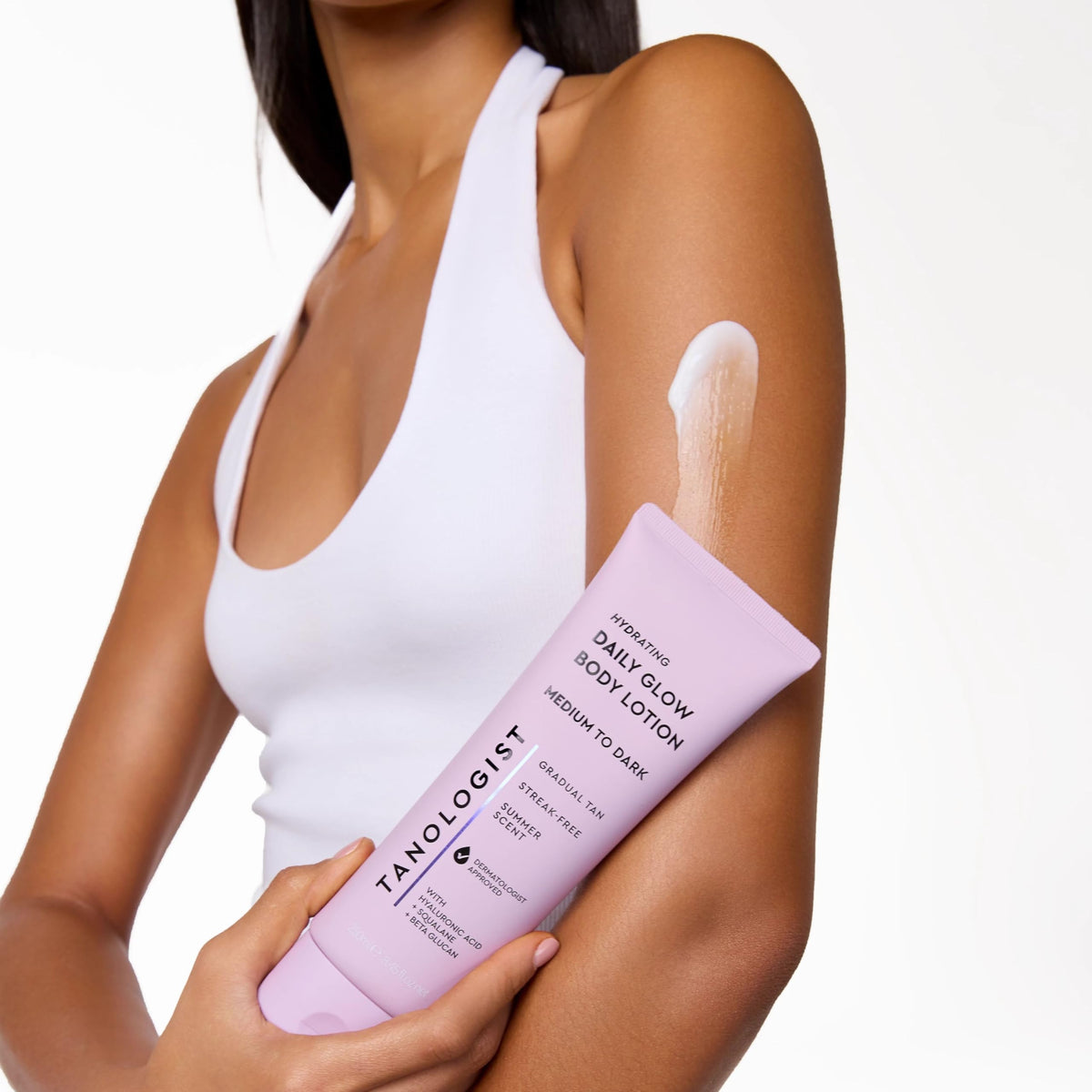 Tanologist Hydrating Daily Glow Body Lotion, Medium/Dark, 8.45 fl oz Tanologist