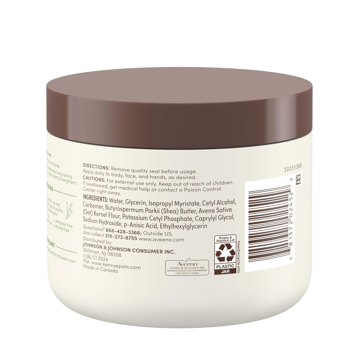 Aveeno Daily Moisturizing Cream for Normal, Dry, Sensitive Skin, 20 Oz Aveeno