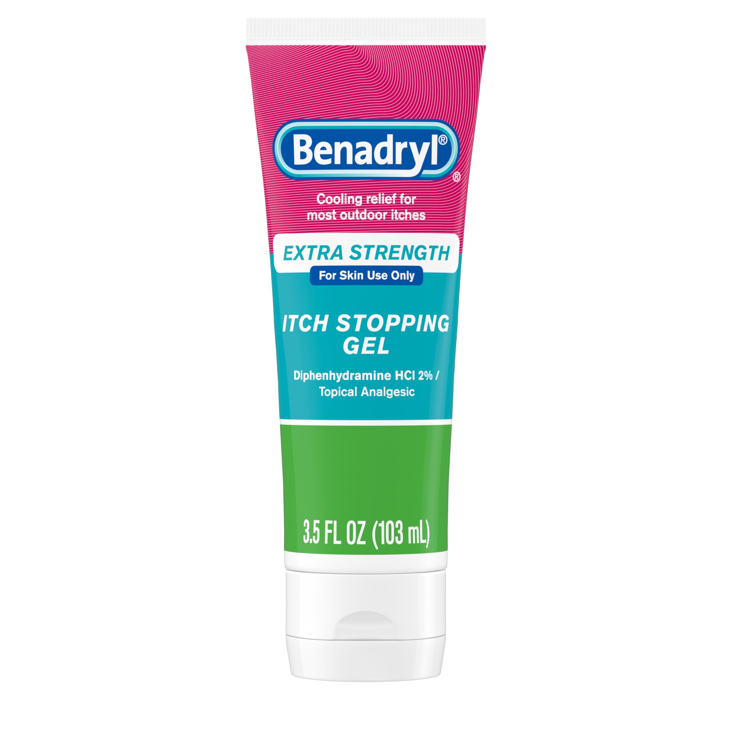 Benadryl Extra Strength Anti Itch Relief Gel, 2% Diphenhydramine HCl, Relief from Insect Bites, Sunburn & More, Great for Camping Essentials, 3.5 fl oz Benadryl buy australia supplements