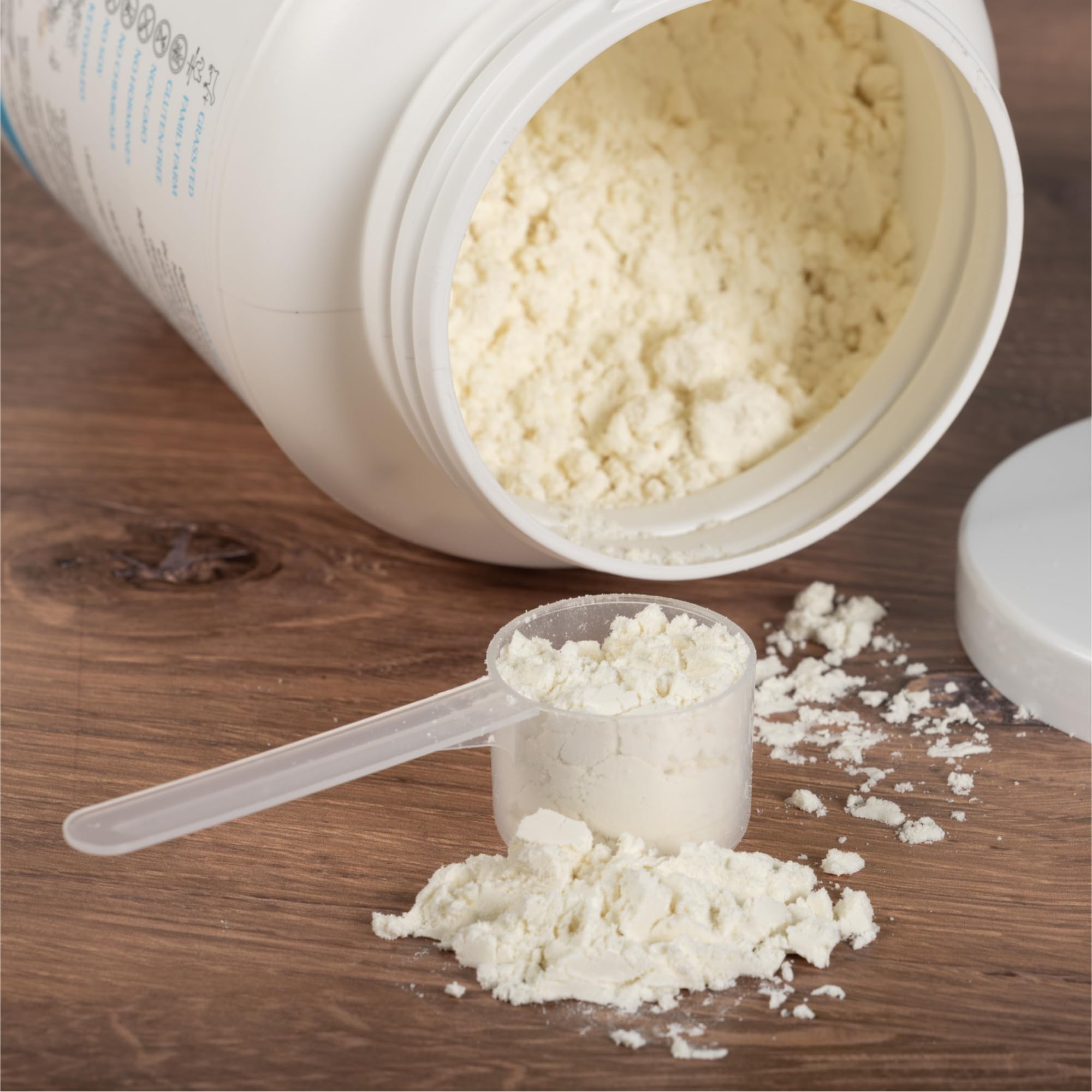 Mt. Capra Clean Whey Protein | Grass-Fed Undenatured Goat Whey Protein Powder | 24 g Protein Per Serving, All Natural, Non-GMO, High in Branch Chain Amino Acids | Unsweetened | 15 Servings - 16 oz MT. CAPRA SINCE 1928 buy australia supplements