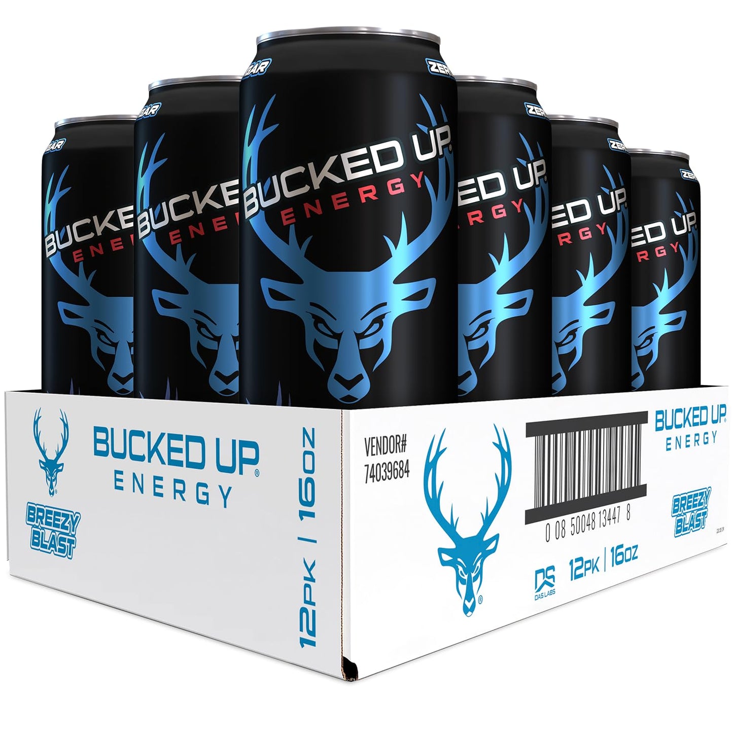 Bucked Up Energy Drink 300mg (Blood Raz) (12 CT)