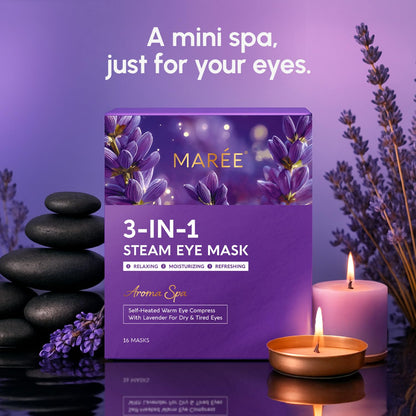 MAREE Heated Eye Masks for Dry Eyes – Disposable Lavander Steam Eye Mask MAREE