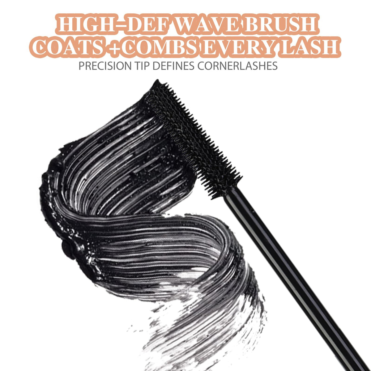Thrive Mascara Liquid Lash Extensions - Brynn Thick and Slender, Waterproof and Sweat Resistant (Black 10.7g/0.38 OZ) Iwotegen