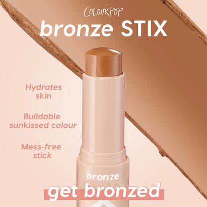 ColourPop Cream Bronzer Stick - Blendable Cream Contour & Glowy Summer Makeup with a Natural, Matte Finish - Buildable Formula for Shimmer-Free, Sun-Kissed Warmth - Laguna Beach (0.28 oz) ColourPop