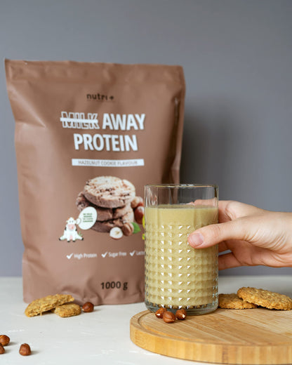 Vegan Protein Powder Hazelnut Cookie - Milk Away Vegan Protein Without Soy 1kg Nutri +Buy Supplements Australia