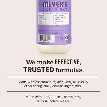 MRS. MEYER'S CLEAN DAY Hand Soap,Lilac Scent, 12.5 Fl Oz Bottle Mrs. MEYER'S