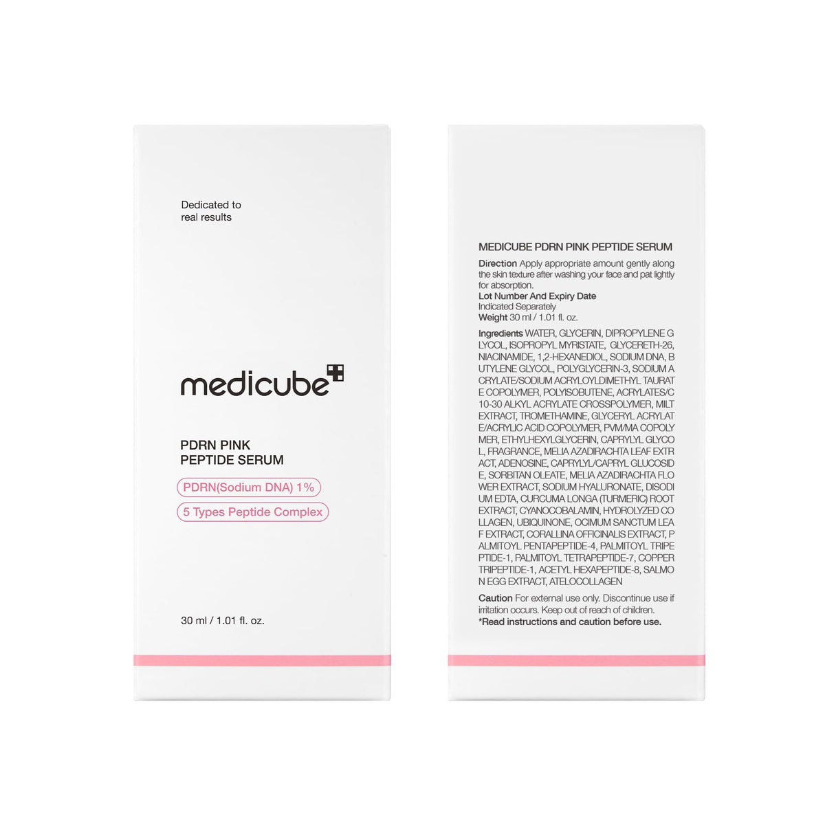 medicube PDRN Pink Peptide Serum with Salmon DNA medicube