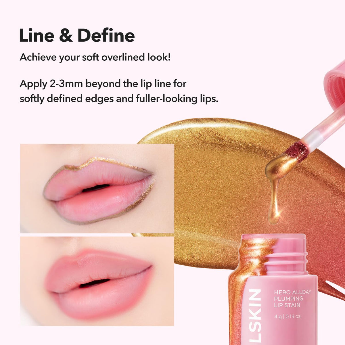 APRILSKIN Hero All Day Plumping Lip Stain Rose pink APRILSKIN