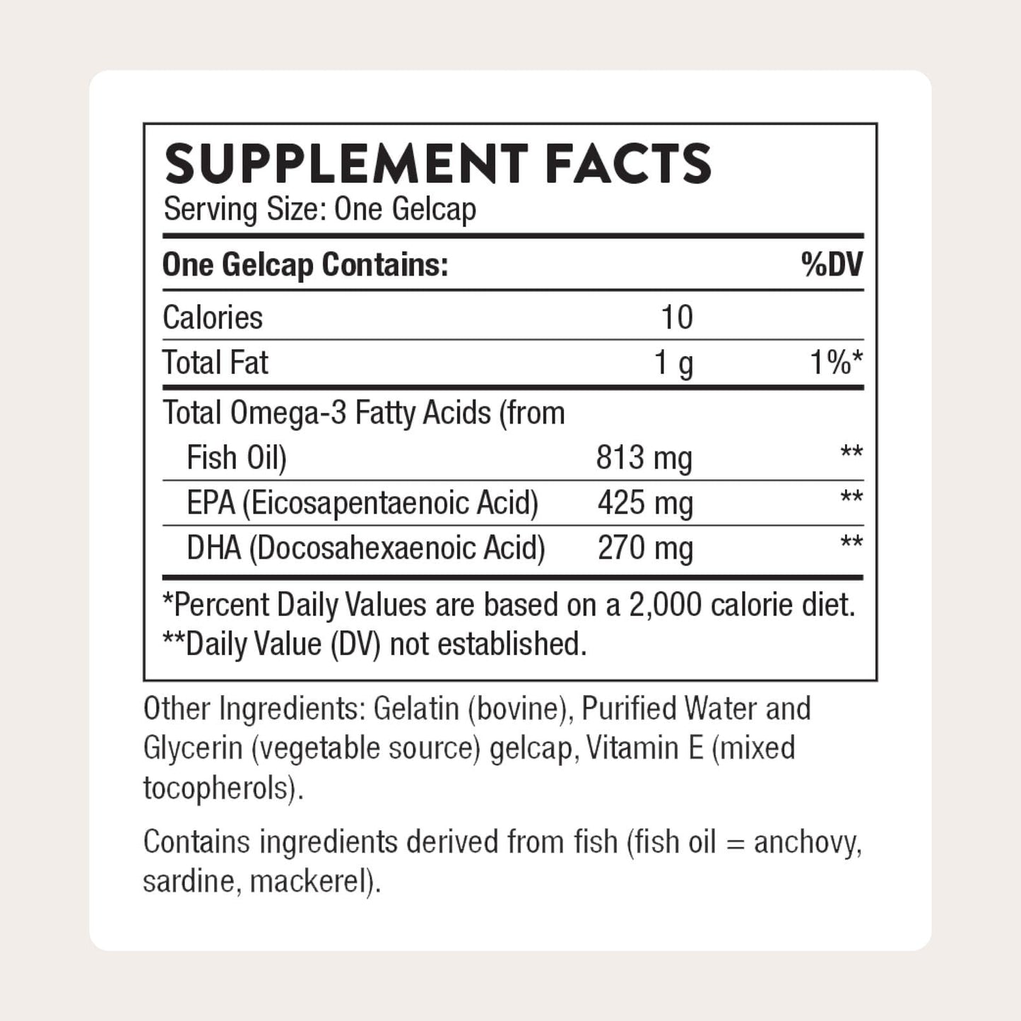 THORNE - Super EPA - Omega-3 Fish Oil Supplement with EPA & DHA from Sustainably Sourced Fish - Supports Brain, Skin, Joint & Heart Health* - Third-Party Certified THORNE