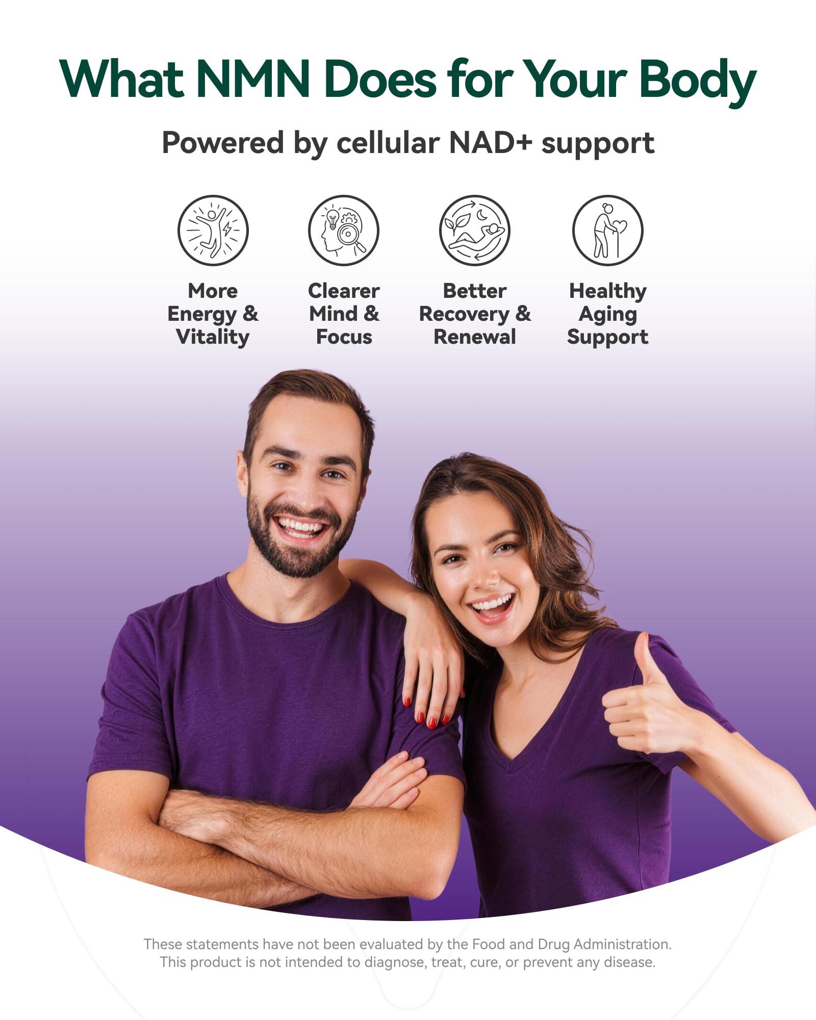 Inner Brightness NMN Supplement 500mg, 99.9% High Purity, Supports NAD+ Levels & Cellular Energy, 5-in-1 Formula with Resveratrol & Astaxanthin, Non-GMO, Gluten-Free, 60 Capsules Inner Brightness buy australia supplements