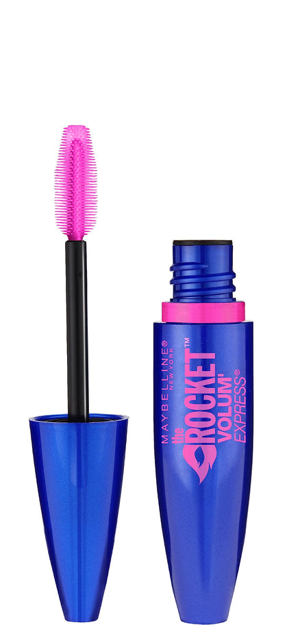 Maybelline Volum' Express The Rocket Volumizing Washable Mascara, Blackest Black, 1 Count MAYBELLINE