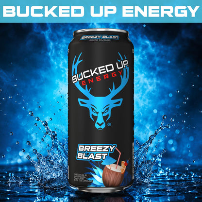 Bucked Up Energy Drink 300mg (Blood Raz) (12 CT)