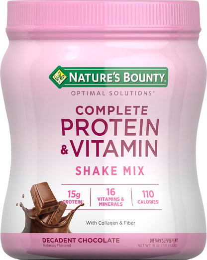 Nature's Bounty NBTY OP Protein Shake Choc 6x16oz PWD US Nature's Bounty
