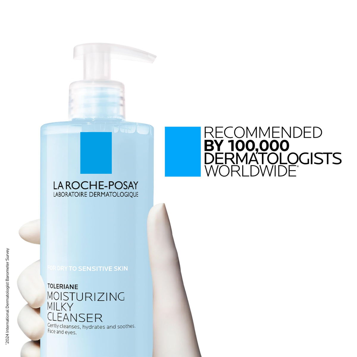La Roche-Posay Toleriane Moisturizing Milky Cleanser with Glycerin, 13.5oz La Roche-Posay