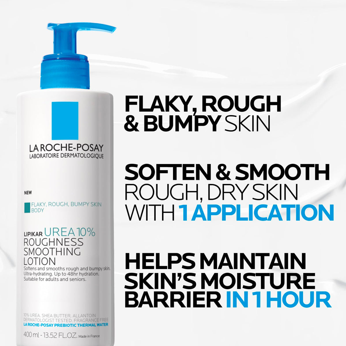 La Roche-Posay Lipikar Urea 10% Body Lotion for Dry Skin, 13.52oz La Roche-Posay