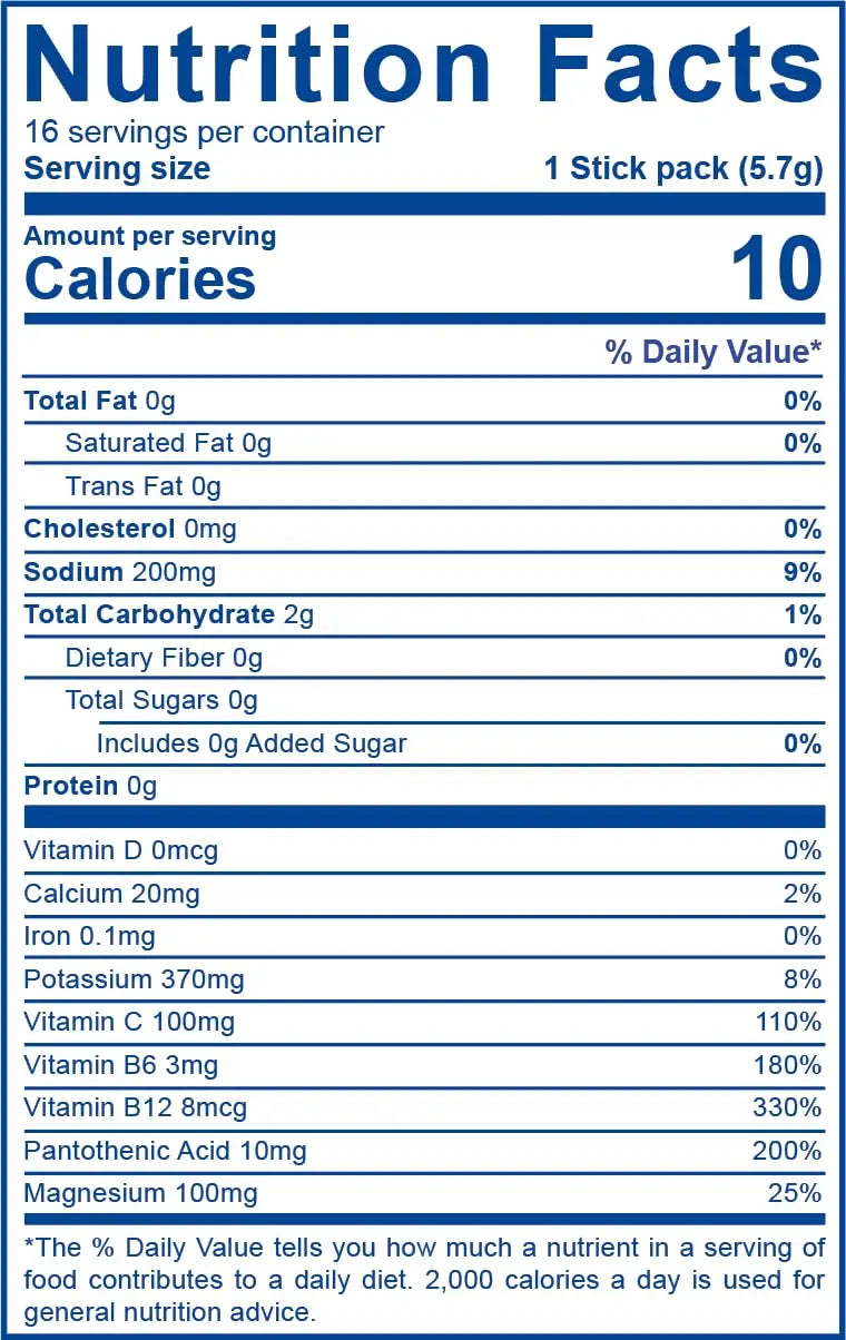 LEAN Hydration Daily Electrolyte Packets Drink Mix | Zero Calories, Zero Sugar Plus Vitamins, Minerals & More | 16 ct (Strawberry Kiwi Melon) LEAN Hydration