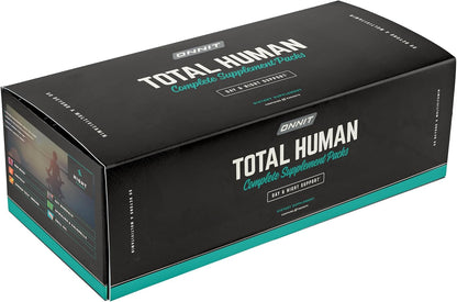 ONNIT Daily Performance & Wellness Bundle: Alpha Brain Nootropic Capsules (90 Count) + Total Human Day & Night Packs (30-Day Supply), IGEN Non-GMO Tested Focus, Energy & Clarity, Pack of 2