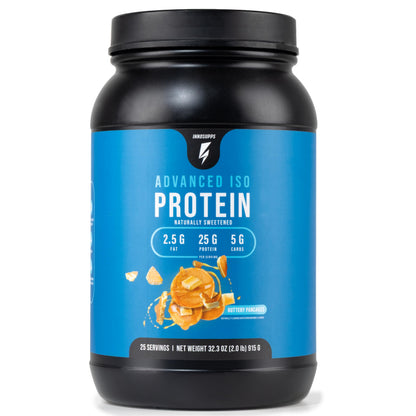 InnoSupps Advanced Iso Protein | 100% Whey Isolate Protein Powder | No Artificial Sweeteners| Low Fat, Low Carbs | 25g of Protein | Hormone Free, Gluten Free, Soy Free |(Caramel Coconut Cookie)