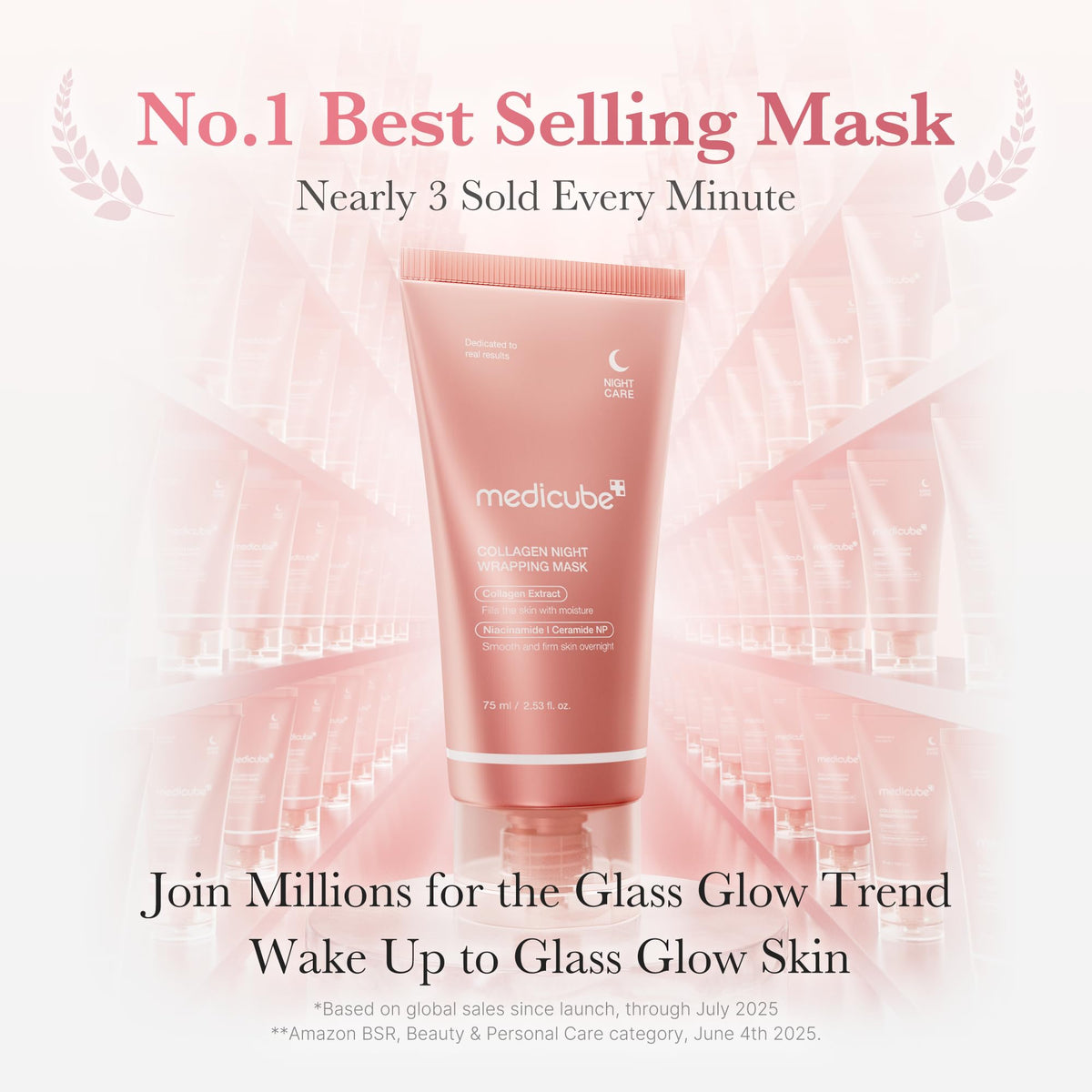 medicube Wrapping Mask Collagen - Overnight Peel Off Facial Mask medicube