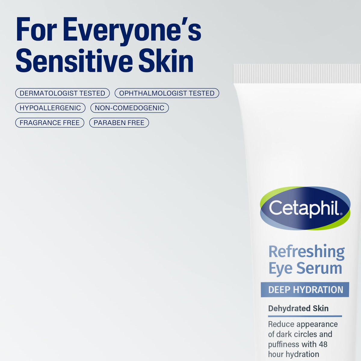 Cetaphil Deep Hydration Refreshing Eye Serum, Dark Circles, 0.5oz Cetaphil
