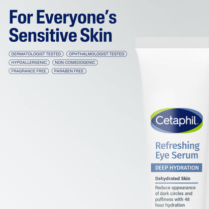 Cetaphil Deep Hydration Refreshing Eye Serum, Dark Circles, 0.5oz Cetaphil