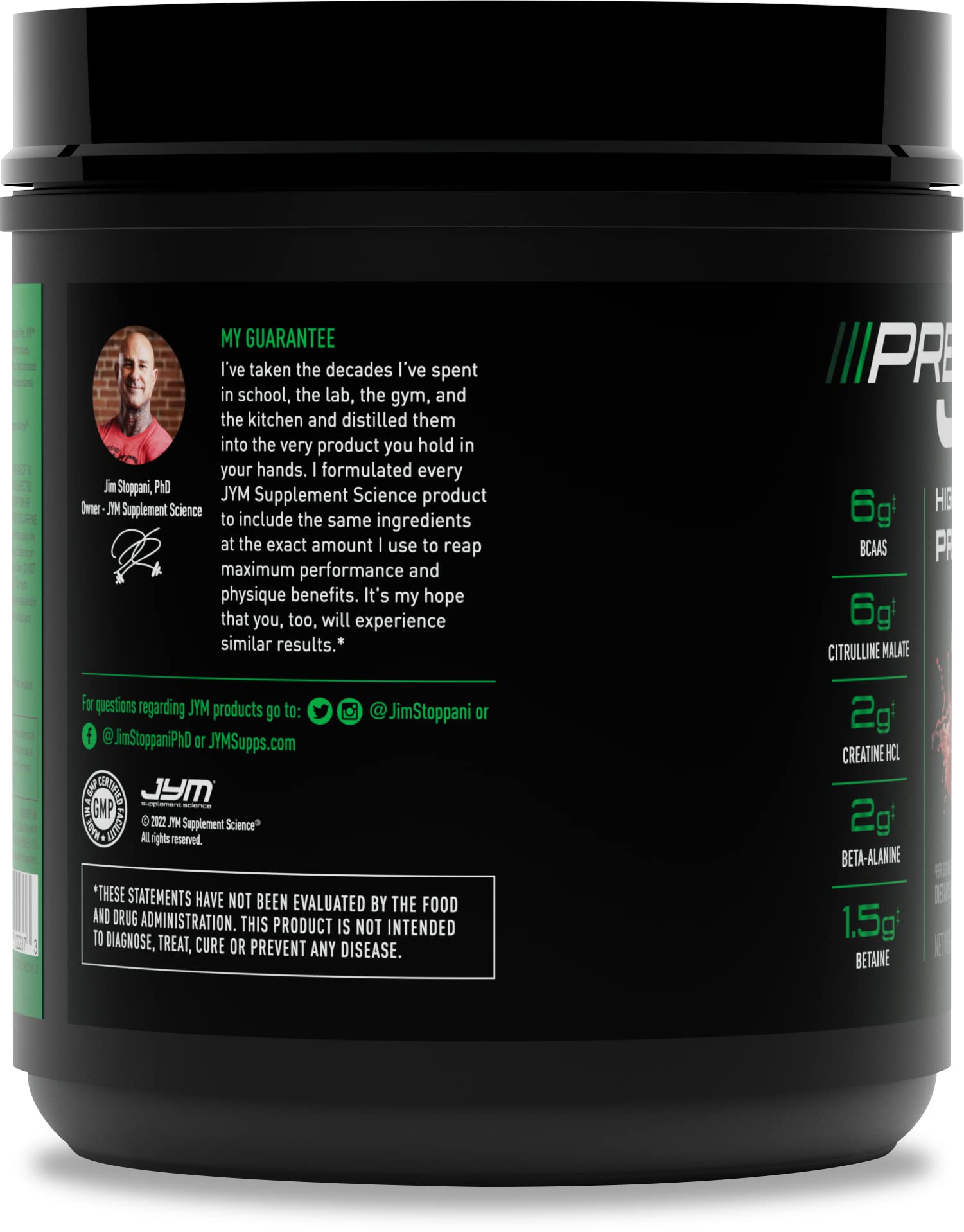 JYM Supplement Science Pre JYM Black Cherry Pre Workout Powder for Men & Women, BCAAs, Nootropics, Creatine HCI, Citrulline, Beta-Alanine, Betaine, Taurine, Huperzine, 30 Servings JYM Supplement Science buy australia supplements