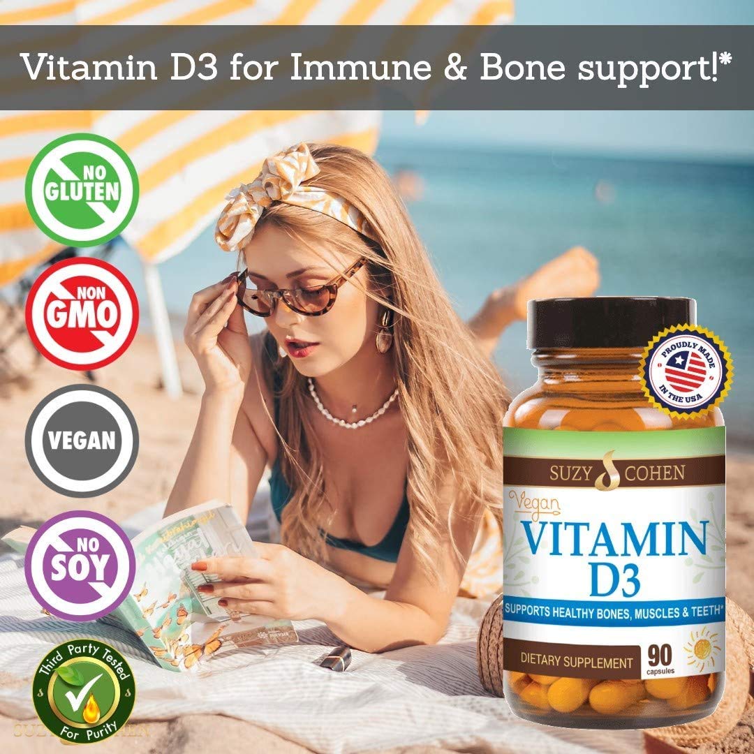 Script Essentials Vegan Vitamin D3 5,000 IU for Healthy Muscle Function, Bone Health, and Immune Support - Non-GMO, Gluten Free and Kosher Certified - 90 Servings Script Essentials buy australia supplements