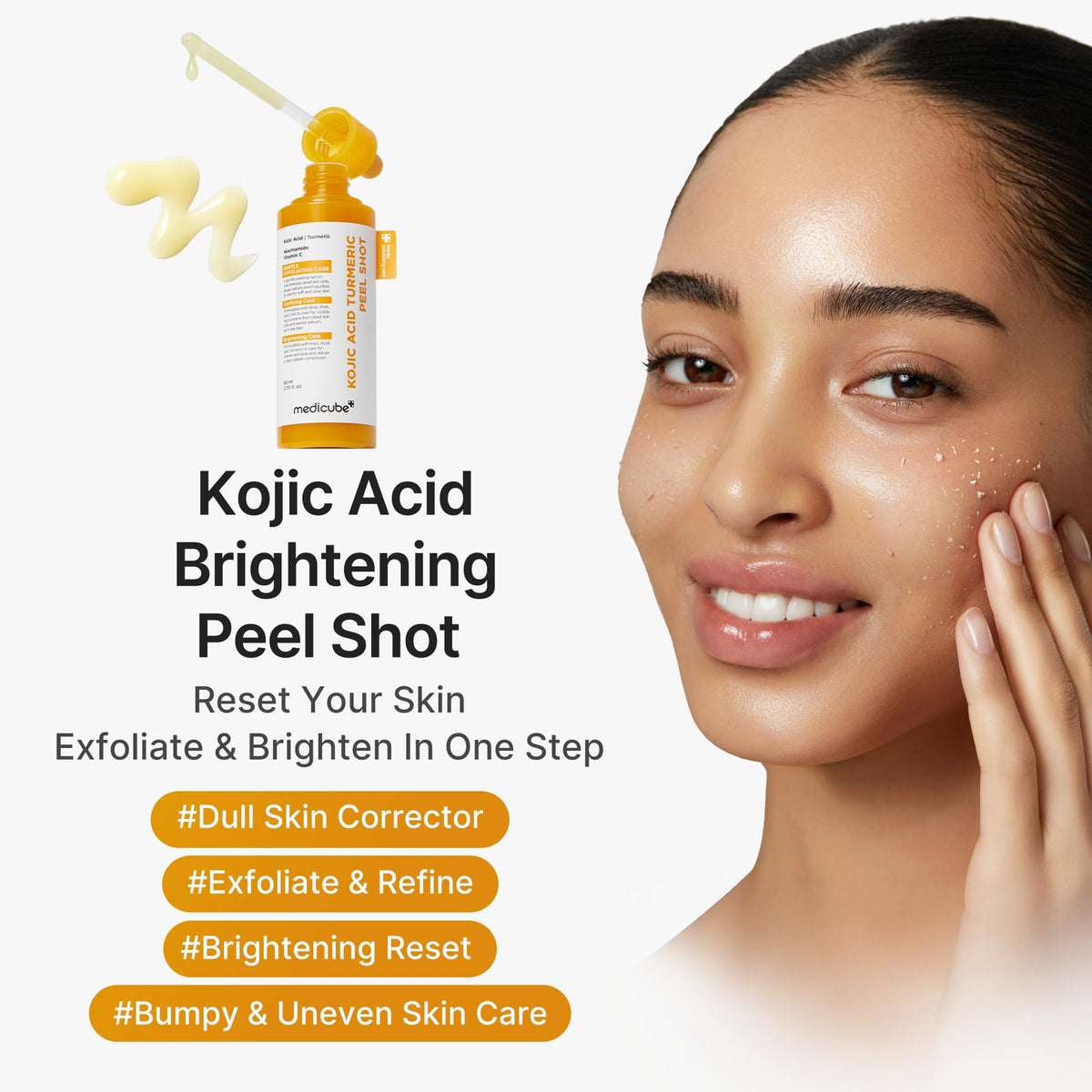 medicube Body Peel Shot with Kojic Acid and Turmeric medicube