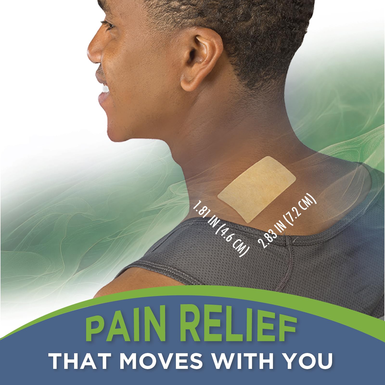 TheraCare Targeted Pain Relief Medicated Patch | Neck, Shoulder, Small Areas | 20-Count | 2.83” x 1.81” | Topical Analgesic | Camphor, Menthol, Methyl Salicylate | Gentle Adhesive Thera Care buy australia supplements