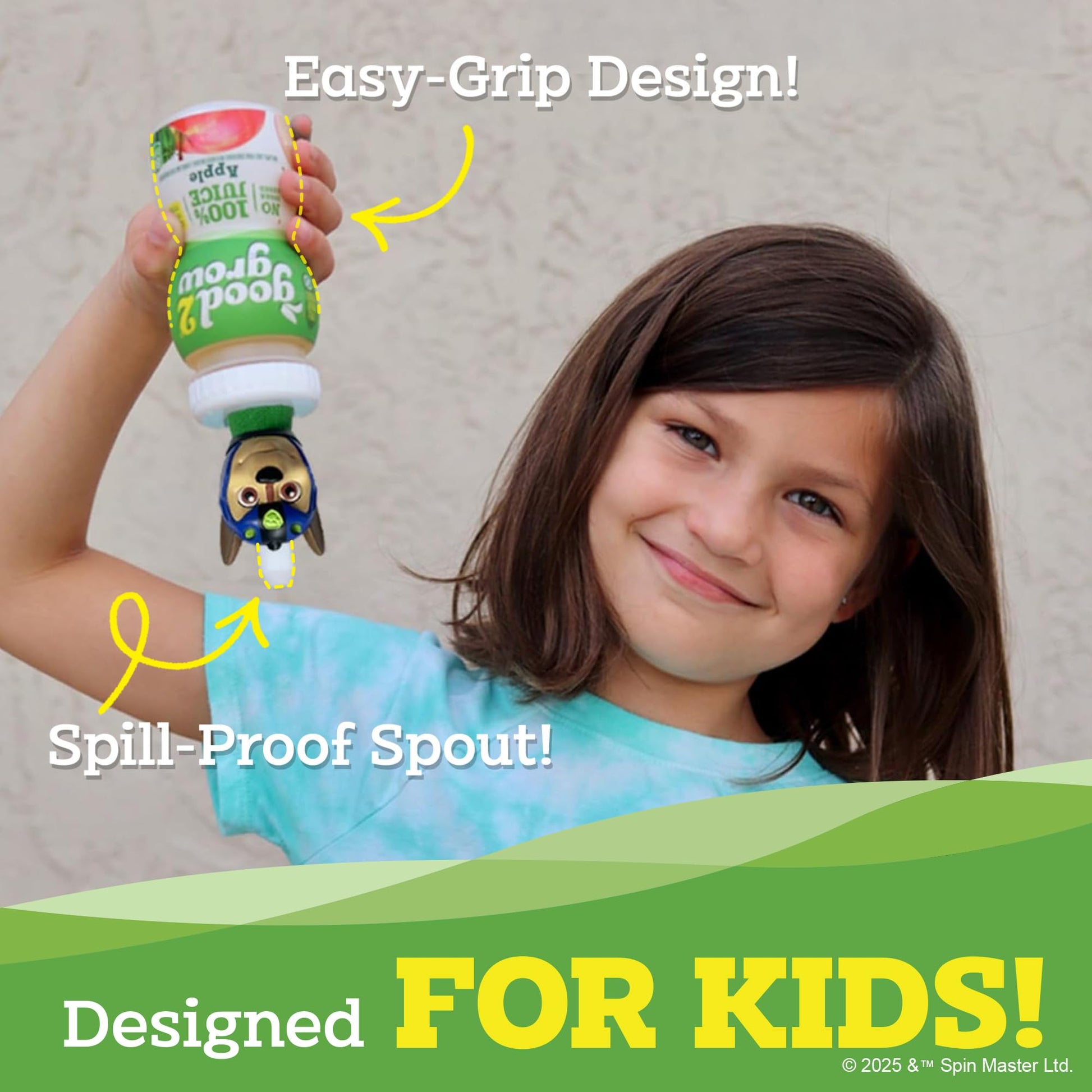 good2grow Apple Juice - 100% Juice Drinks for Kids, Fruit Juice No Sugar Added, 6 Fl Oz Juice Bottles with Spill-Proof PAW Patrol Character Tops (3 Pack) good2grow buy australia supplements