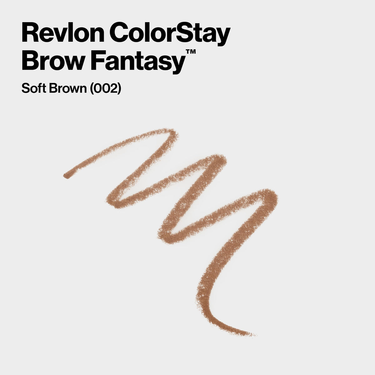 Revlon ColorStay Brow Fantasy Pencil & Gel, 002 Soft Brown REVLON