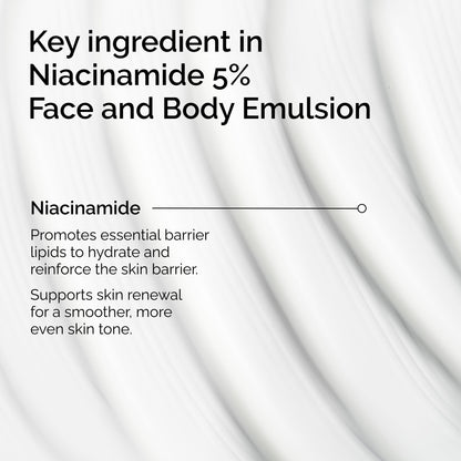 The Ordinary Niacinamide 5% Face and Body Emulsion, Dark Spot & Skin Tone Corrector, 3.4 Fl Oz The Ordinary