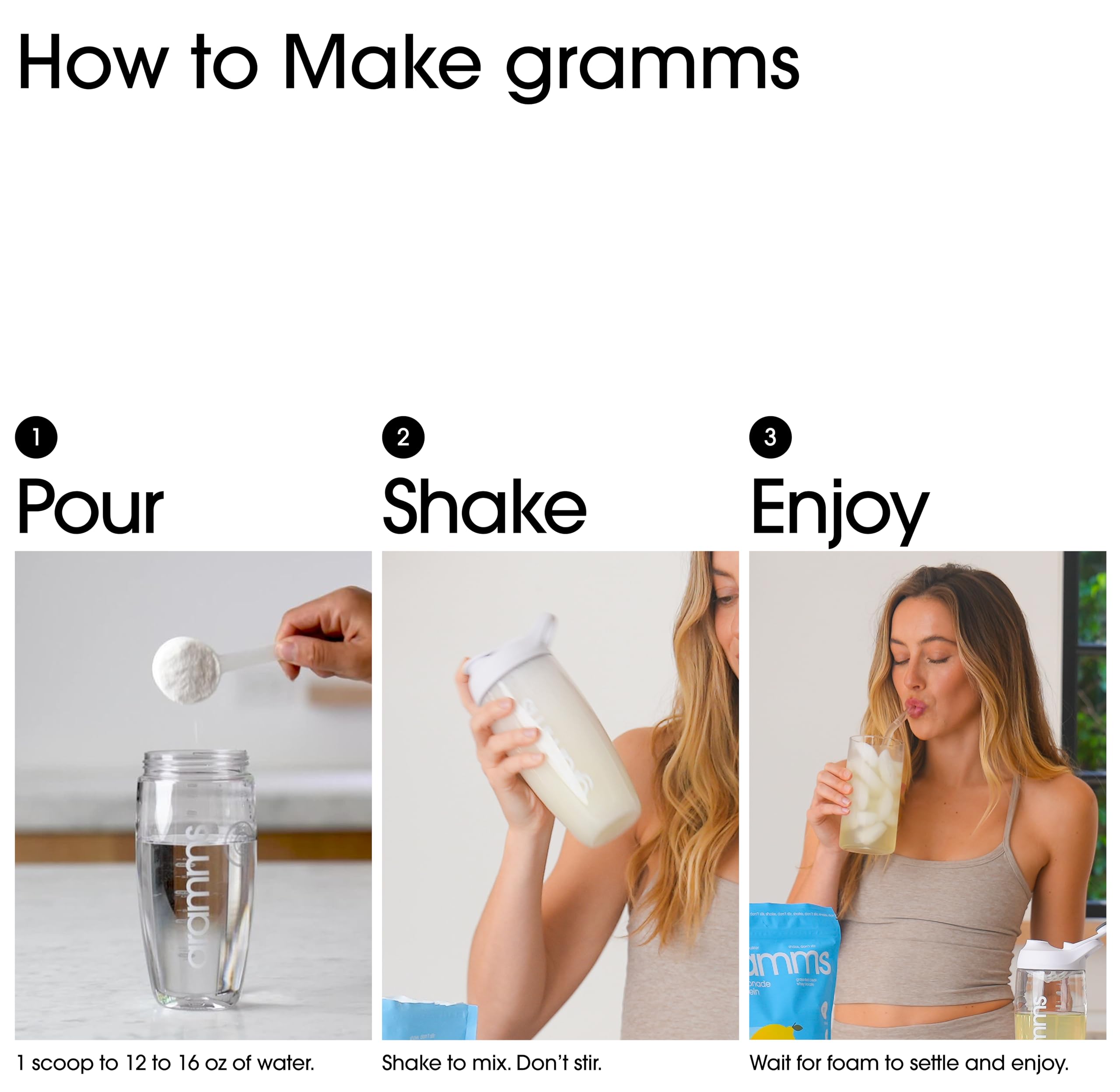 GRAMMS Clear Protein Powder 20G Protein for Women & Men | Lactose Free, Grass-Fed Whey Isolate, Gluten Free, Zero Sugar, Gut Friendly, Non-Bloating GRAMMS buy australia supplements