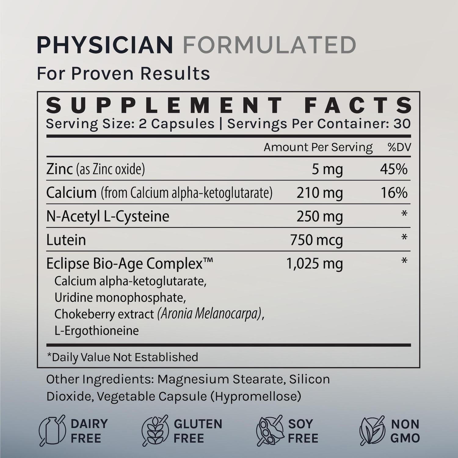 InfiniWell InfiniAge Longevity Supplements - Advanced Cellular Health Supplements with Lutein, N-Acetyl Cysteine (NAC) & Low Dose Zinc - Support Nutrient Sensing & Mitochondrial Health (30 Capsules) InfiniWell buy australia supplements