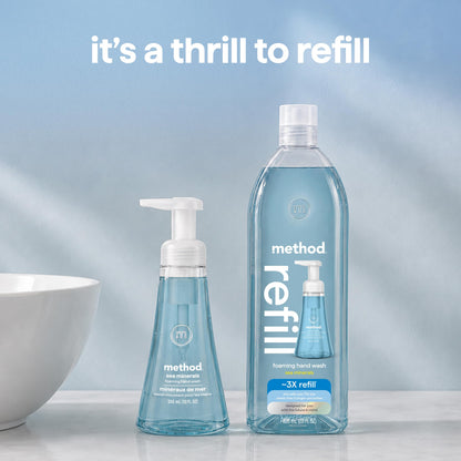 method Foaming Hand Wash Refill, Sea Minerals, 28 fl oz Method