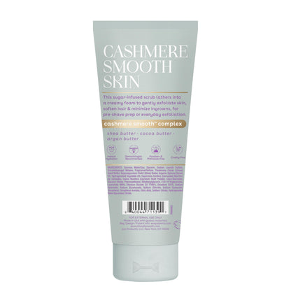 eos Cashmere Skin Collection Pre-Shave Scrub- Vanilla Cashmere, Exfoliating Body Scrub, Vanilla Body Scrub, Hydrating, Shea Sugar, 7 fl oz eos