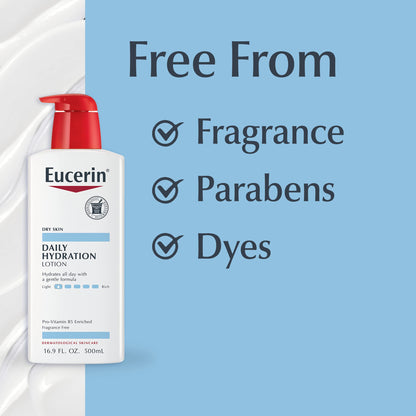 Eucerin Daily Hydration Lotion, Multipack, 3 x 16.9 Fl OZ Eucerin