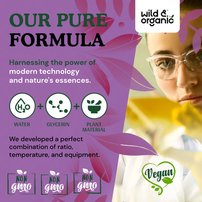 Wild & Organic Milk Thistle Liquid Drops - Liver Cleanse Detox - Silymarin Milk Thistle Supplement for Liver Support - Add to Tea - Silybum Marianum Seed Extract Tincture Wild & Organic