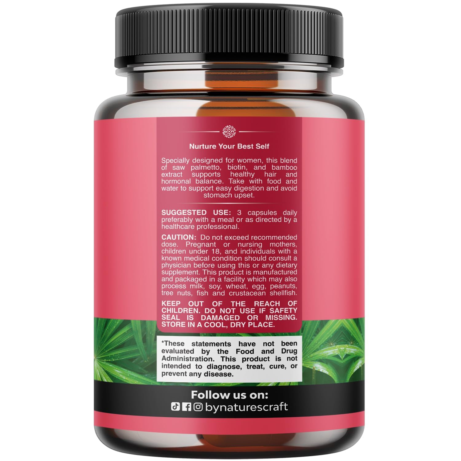 Saw Palmetto for Women 500mg - DHT Blocker for Women 30-Day Supply - Hair Vitamins for Hair Loss Supplement - Saw Palmetto Extract Capsules with Maca Root & Biotin - 90 Count Gsupps Australia