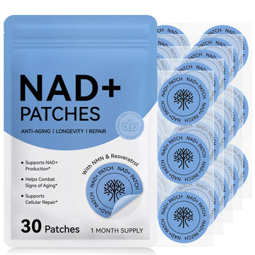 NAD Patches for Women & Men,One-Stop Solution for Skin and Wellness Support | NMNH, Resveratrol, Hyaluronic Acid, Vitamin C, & Coq10 l Premium 8-Hour Time-Release Patch for Enhanced Absorption MAYPJHEH buy australia supplements