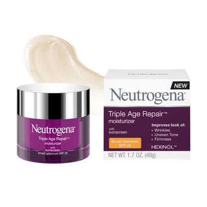 Neutrogena Triple Age Repair Face Moisturizer, SPF 25, 1.7 fl. oz Neutrogena