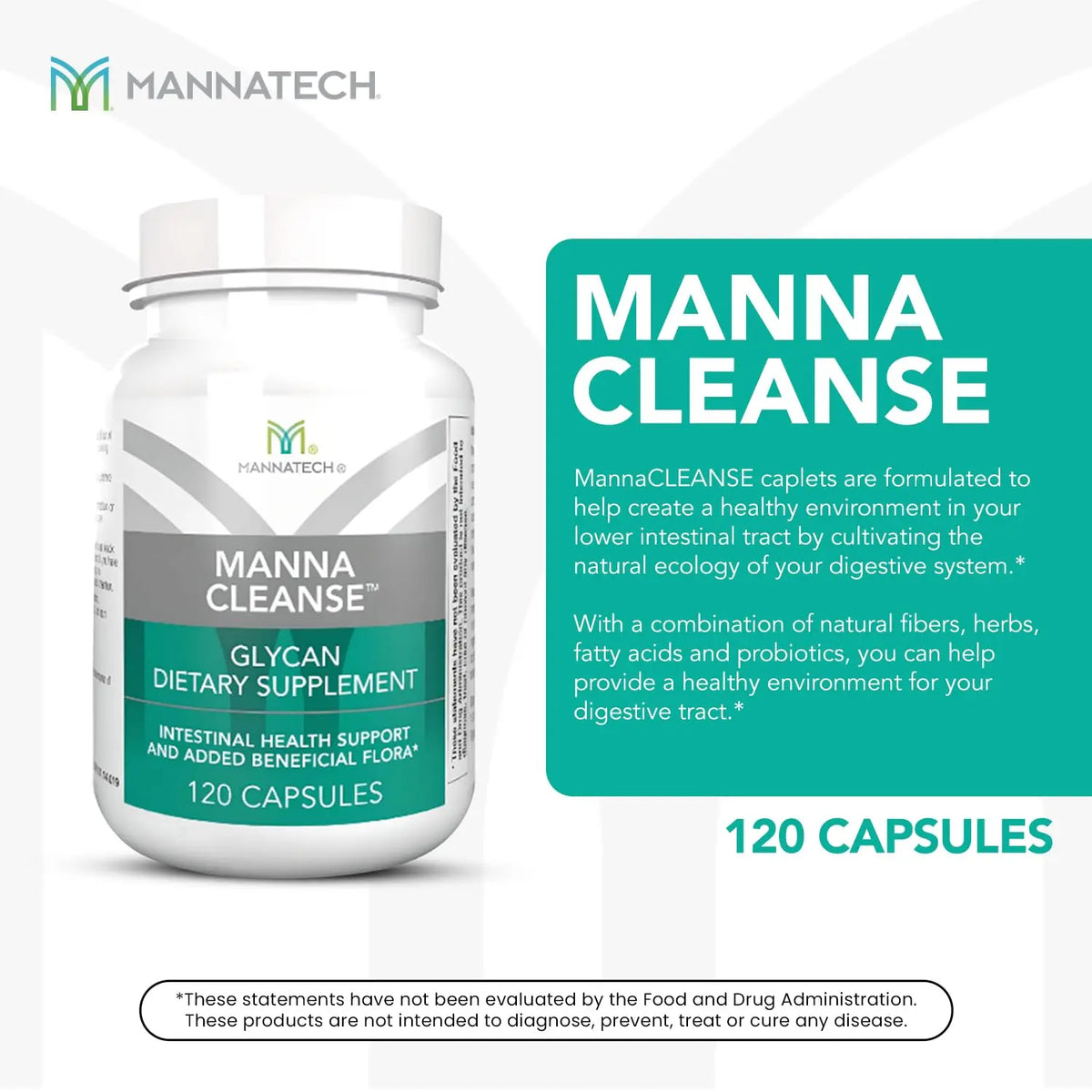 Mannatech Digestive Enzymes and Probiotics - Powered by Ambrotose Derived from The Aloe Vera Plant - Digestive and Colon Cleanser Helps Support Overall Gut Heath Mannatech