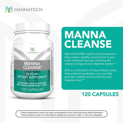 Mannatech Digestive Enzymes and Probiotics - Powered by Ambrotose Derived from The Aloe Vera Plant - Digestive and Colon Cleanser Helps Support Overall Gut Heath Mannatech