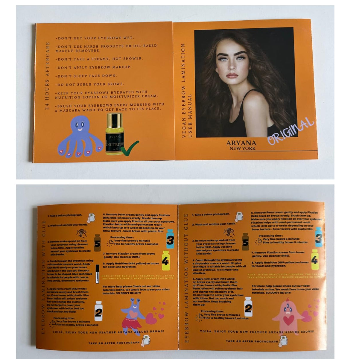 ARYANA NEW YORK Brow Lift Kit For Eyebrow Lamination ARYANA NEW YORK